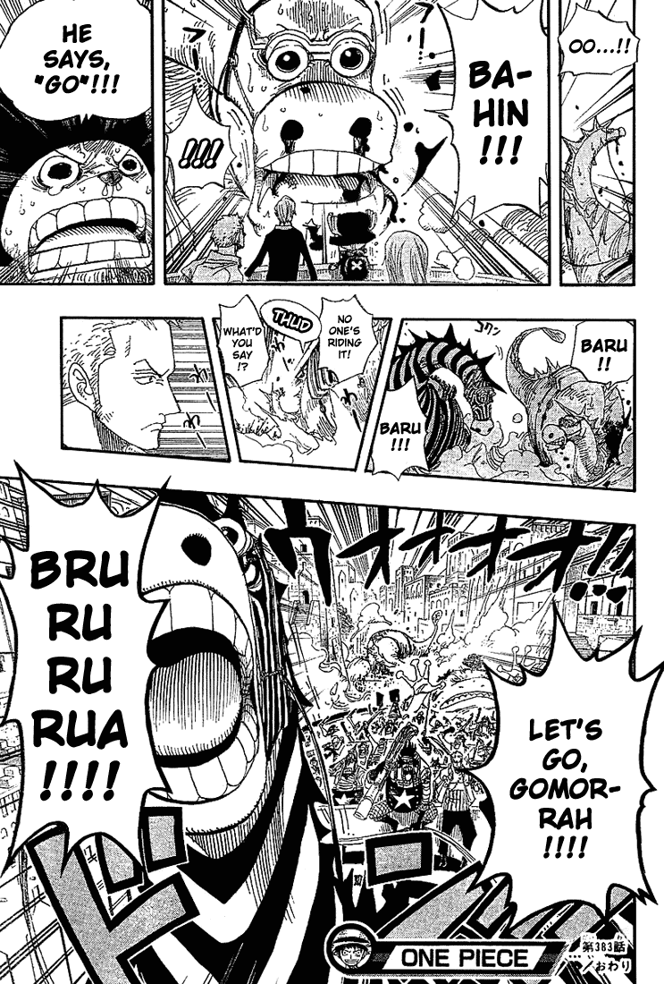 One Piece, Chapter 383 image 17